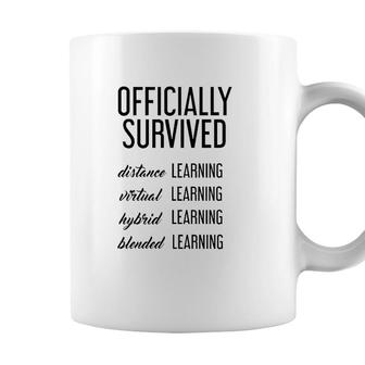 End Of School Teacher Student Officially Survived Distance Learning Coffee Mug - Seseable