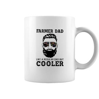 Farmer Dad Like A Regular Dad But Cooler 2022 Trend Coffee Mug - Seseable