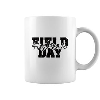 Field Day 2022 First Grade School Teacher Kids Yellow Coffee Mug - Seseable