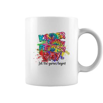 Field Day 2022 Kindergarten Let The Games Begin Kids Tie Dye Coffee Mug - Seseable