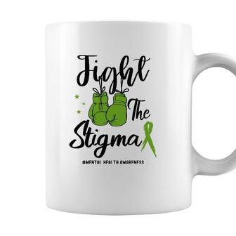 Fight The Stigma Mental Health Awareness May Green Ribbon Coffee Mug