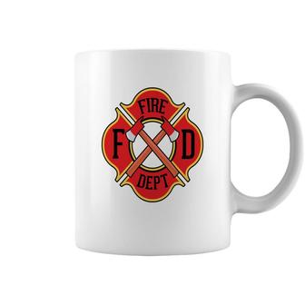 Fire Dept Firefighter Proud Job Idea Coffee Mug - Seseable