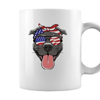 Fourth Of July Dog Lovers Patriotic Pup For Men Women Kids Coffee Mug - Seseable