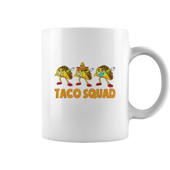 Funny Taco Squad Cute Mexican Food Tacos Lover Kids Coffee Mug - Seseable