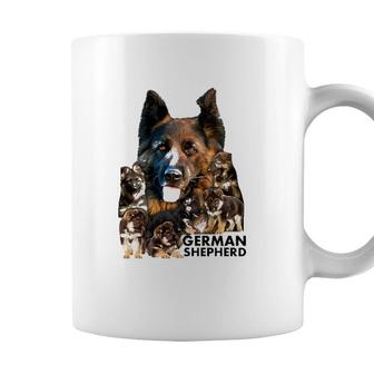 German Shepherd Family Dogs Tee Gifts Coffee Mug - Seseable