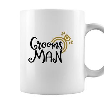 Groom Bachelor Party Grooms Man Black Coffee Mug - Seseable
