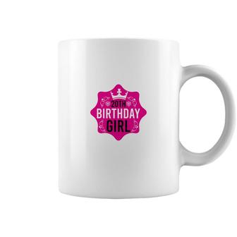Happy Beautiful 20Th Birthday Girl With Many Good Wishes Since I Was Born In 2002 Coffee Mug - Seseable