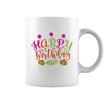 Happy Beautiful 20Th Birthday With Fabulous Gifts Since 2002 Coffee Mug - Seseable