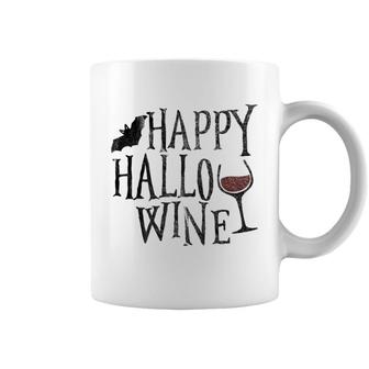 Happy Hallowine Wine Halloween Tee Coffee Mug - Monsterry AU