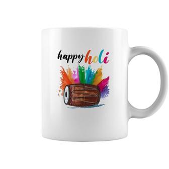 Happy Holi 2022 India Colors Spring Festival Hindu Coffee Mug | Mazezy