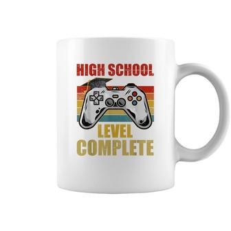 High School Level Complete Gamer Class Of 2022 Graduation Coffee Mug - Seseable