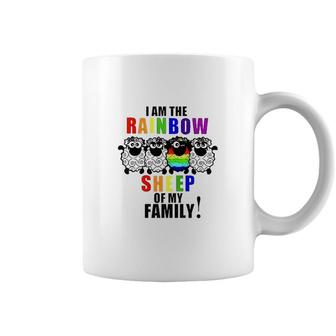 I Am The Rainbow Sheep Of My Family Funny LGBT Pride Gift Idea Coffee Mug - Seseable