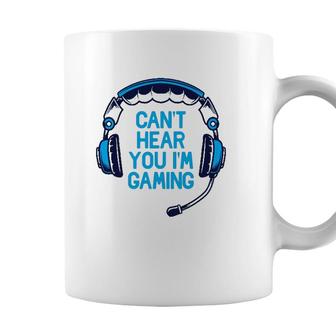 I Cant Hear You Im Gaming Video Gamer Geek Boys Gift Funny Coffee Mug - Seseable