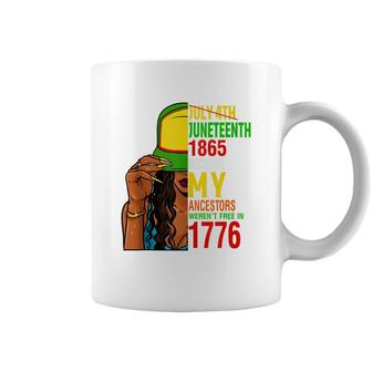 Juneteenth Day Ancestors Free 1776 July 4Th Black African Coffee Mug - Seseable