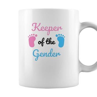 Keeper Of The Gender Reveal Party Supplies Coffee Mug - Seseable