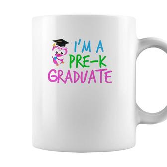 Kids Cute Preschool Graduation Prek Graduate Girl Coffee Mug - Seseable