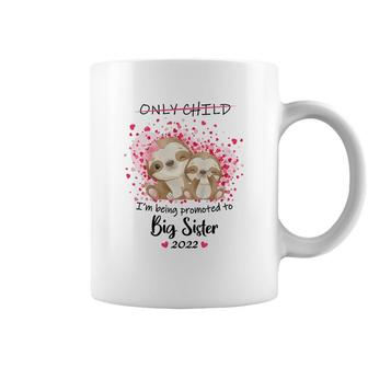 Kids Im Being Promoted To Big Sister 2022 Pregnancy Announcement Coffee Mug - Seseable