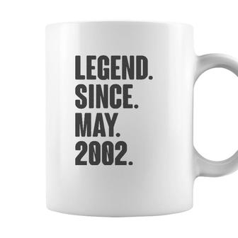 Legend Since May 2002 Birthday Gift For 19 Years Old Coffee Mug - Seseable