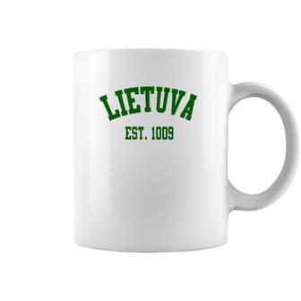 Lietuva Est 1009 Lithuania Strong Apparel Coffee Mug | Mazezy