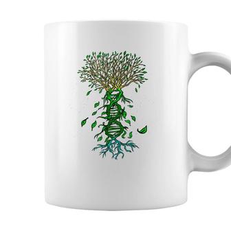 Life Tree Dna Earth Day Cool Nature Lover Environmentalist Coffee Mug - Seseable