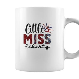 Little Miss Liberty July Independence Day 2022 Coffee Mug - Seseable
