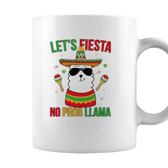 Llama Cinco De Mayo Fiesta No Prob Funny Boys Girls Coffee Mug - Seseable
