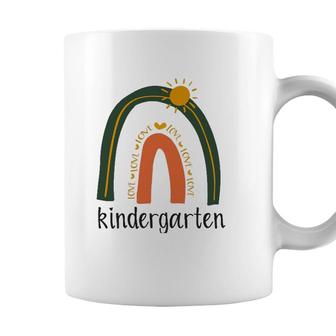 Love Rainbow Proud Nursery Preschool Kindergarten Teacher Coffee Mug - Seseable