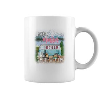 Making Memories One Campsite At The Time Camp Life Design Coffee Mug - Seseable