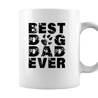 Mens Best Dog Dad Ever Best Gift For Father - Dog Lovers Coffee Mug - Seseable