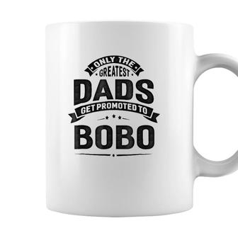 Mens The Greatest Dads Get Promoted To Bobo Grandpa- Coffee Mug - Seseable
