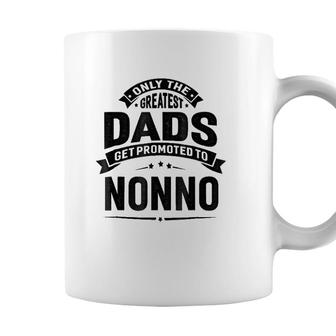 Mens The Greatest Dads Get Promoted To Nonno Grandpa Coffee Mug - Seseable