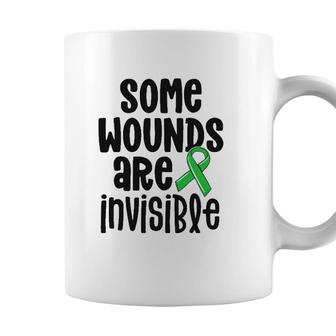 Mental Health Awareness Some Wounds Are Invisible Coffee Mug - Seseable