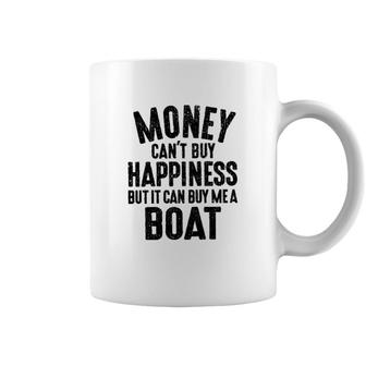 Money Cant Buy Happiness Funny Saying Meaning Gift Coffee Mug - Seseable