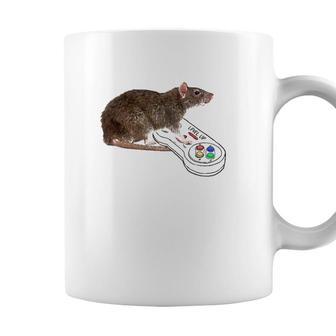 Mouse Rat Tee Gamer Playing Video Game Lover Mouse Pet Rat Coffee Mug - Seseable