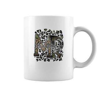 Mr Military My Dad Is Hero Leopard Plaid Coffee Mug - Seseable