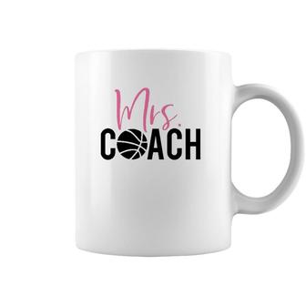 Mrs Basketball Coach For Basketball Coach Wife Coffee Mug | Mazezy
