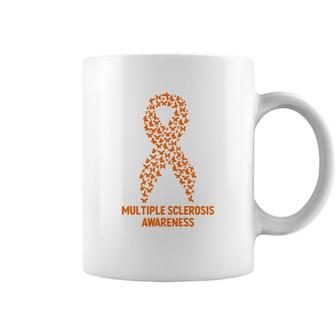 Multiple Sclerosis Awareness Great Orange Coffee Mug - Seseable