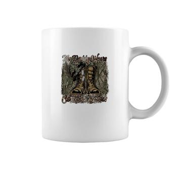 My Daddy Wears Combat Boots Hero Dad Father Coffee Mug - Seseable
