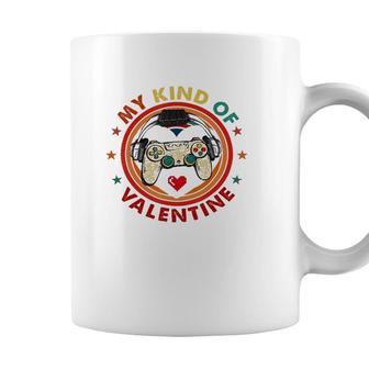 My Kind Of Valentine Funny Video Game Lover Graphic Day Coffee Mug - Seseable