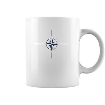 Nato Insignia Allied Forces Wind Rose Coffee Mug | Mazezy