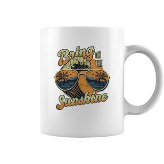 Need More Sunshine Bring On The Sun Beach Sunglasses Waves Coffee Mug - Seseable