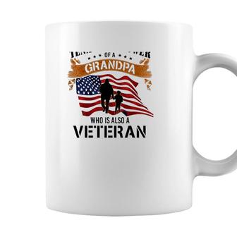 Never Underestimate The Tenacious Power Of A Grandpa Who Is Also A Veteran Coffee Mug - Seseable