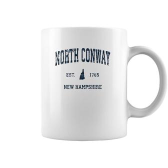North Conway New Hampshire Nh Vintage Sports Design Navy Pri Coffee Mug | Mazezy