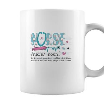 Nurse Graphics Noun Worker Who Helps Save Life New 2022 Coffee Mug - Seseable