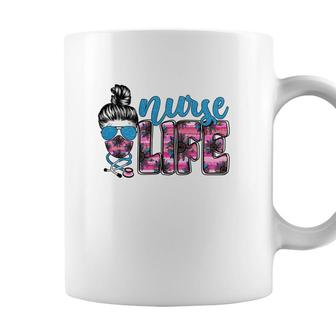 Nurse Life Impression Messy Bun Hair Great Gift New 2022 Coffee Mug - Seseable