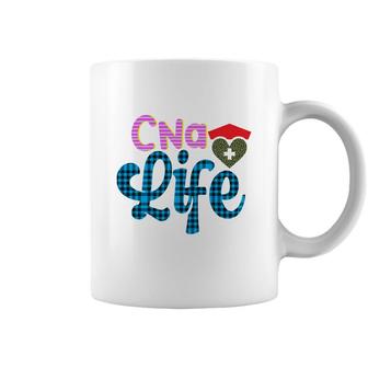 Nurses Day Cna Life Caro Blue Word Gift 2022 Coffee Mug - Seseable