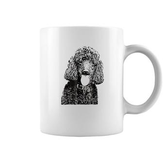 Poodle Face Dog Mom Or Dad Christmas Gift Coffee Mug - Monsterry DE