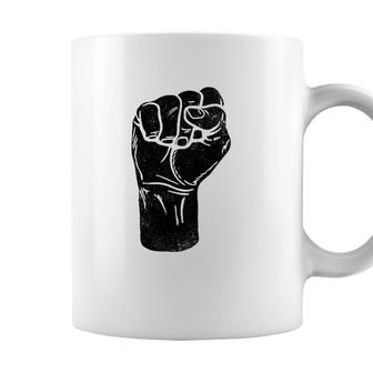 Power Fist Black History Pride Black Lives Matter Africa Coffee Mug - Seseable