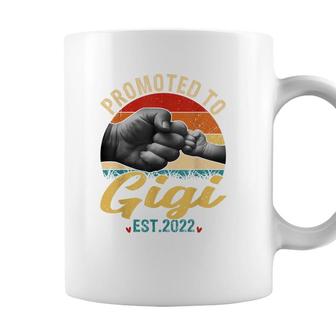 Promoted To Gigi 2022 Mothers Day New Grandma From Daughter Coffee Mug - Seseable