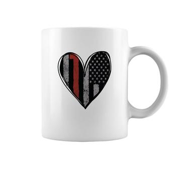 Proud And Sending Love To Firefighter Job Coffee Mug - Seseable